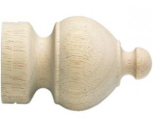 2" Wood Trends Sherwood Finial - 091 - Unfinished